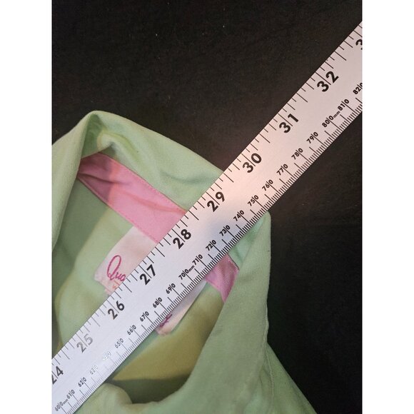 Vintage Quacker Fact Denim Jacket With Fringe Hem & Rhinestone Details Size L Mi - Picture 11 of 11